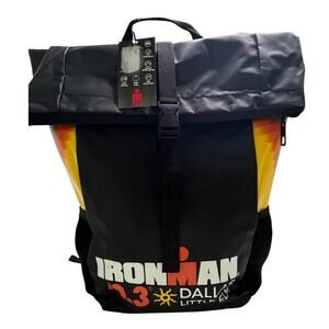NEW official IRONMAN 70.3 branded roll-top backpack Dallas Little Elm